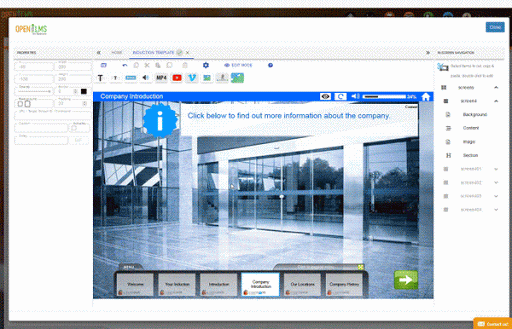 Editing backgrounds in elearning