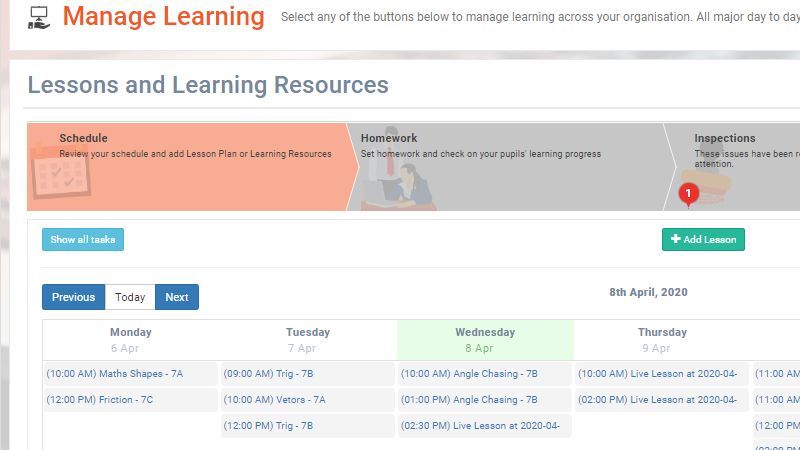 Add blended learning lessons