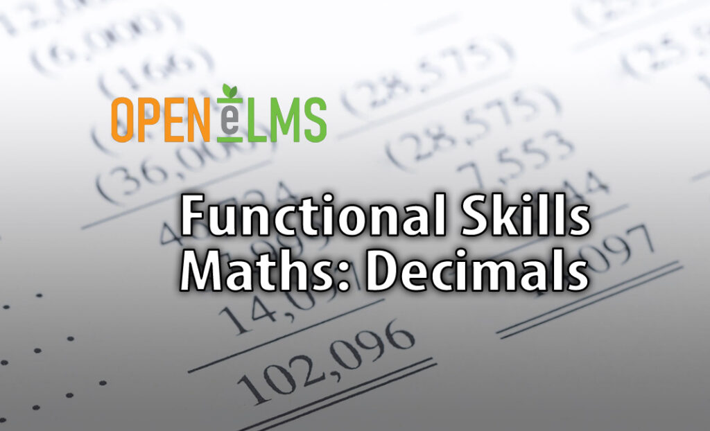 Functional Skills Maths Decimals