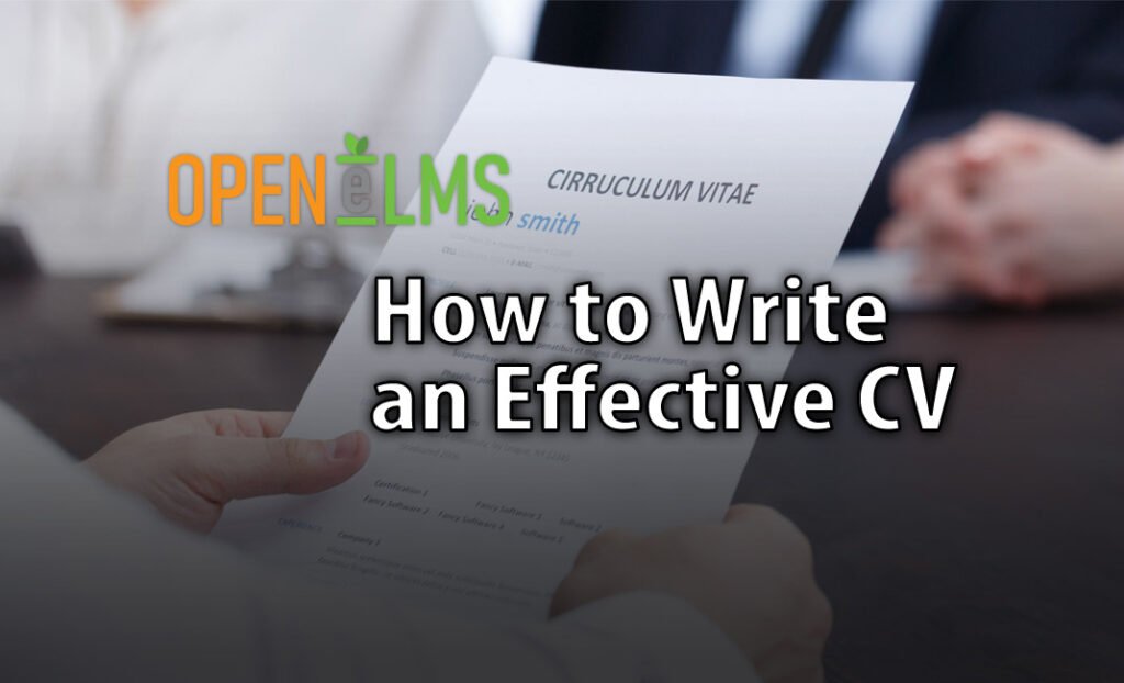 How to Write an Effective CV