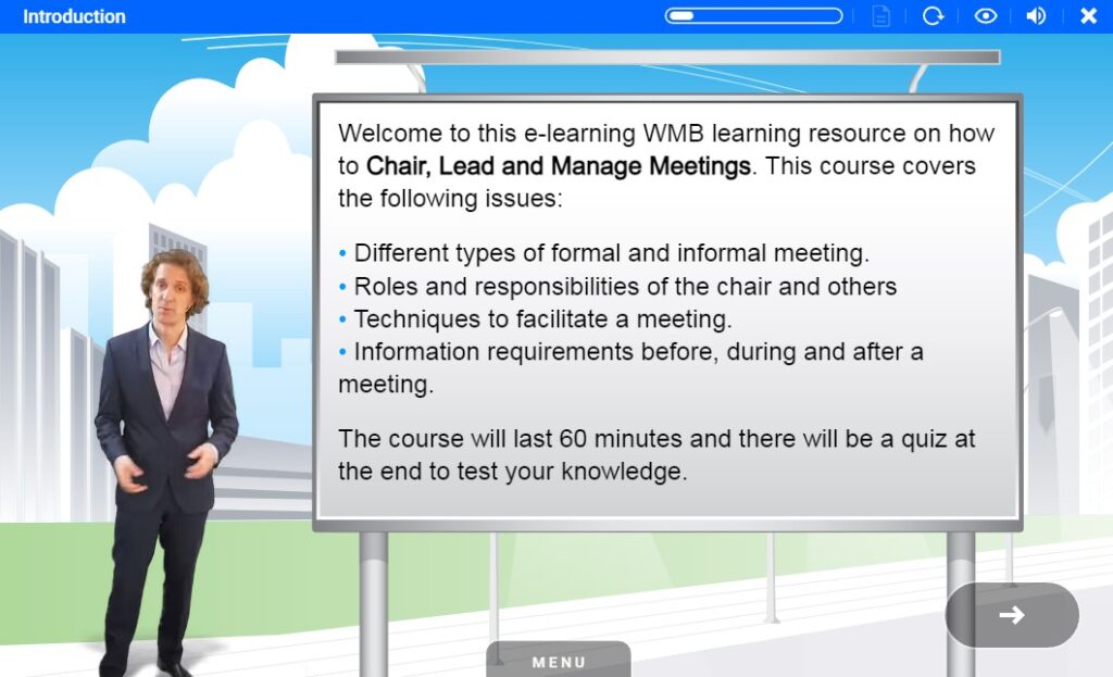 AI created presenter